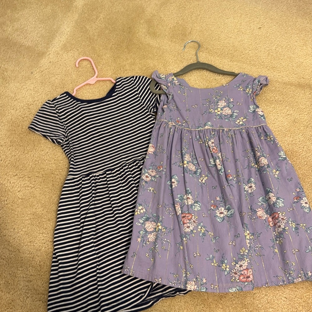 Girls size 5/5t dress duo. Good condition